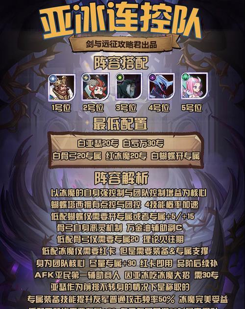 《刀塔传奇》游戏远征攻略（从入门到精通）