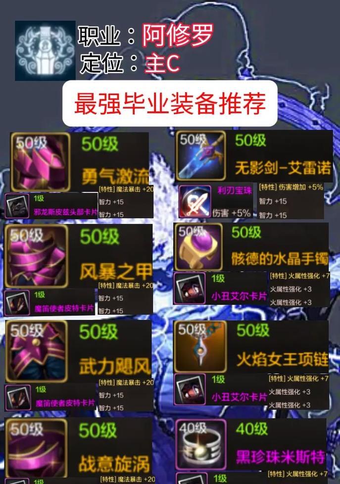 DNF阿修罗应该带哪个左槽？选择标准是什么？