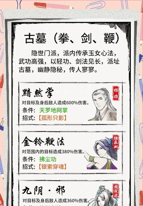 我的侠客一周目攻略（成为侠客的第一步）