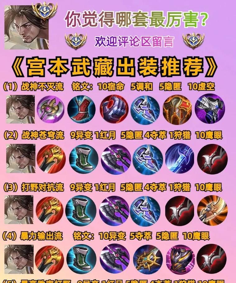 掌握S15风暴流，教你如何玩宫本（如何合理出装）