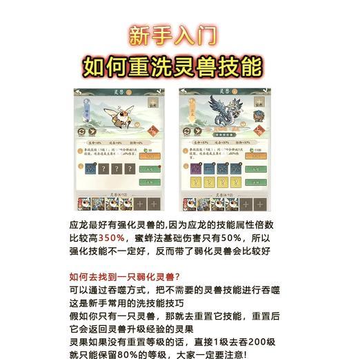 《超凡之路》中的灵兽培养指南（如何培养强力的灵兽助你征战天下）